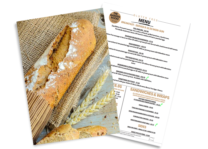 Gluten Free Menu