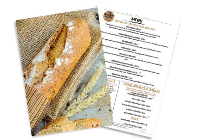 Gluten Free Menu