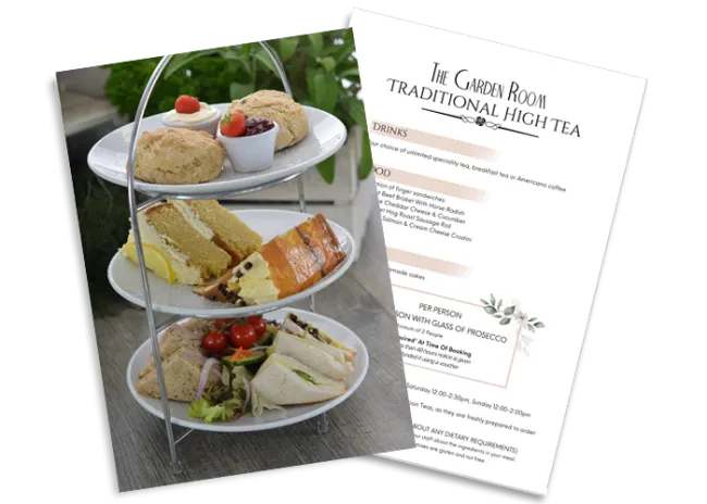 Traditional High Tea Menu